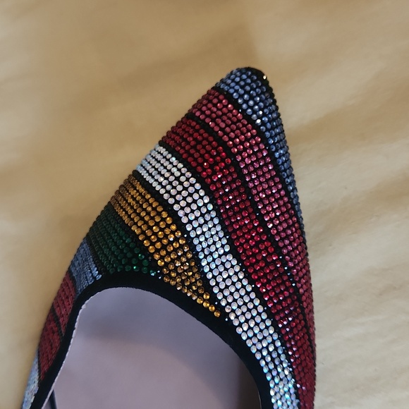 Mix No.6 Flats - multicolor jewel-tone sparkles - Picture 2 of 9